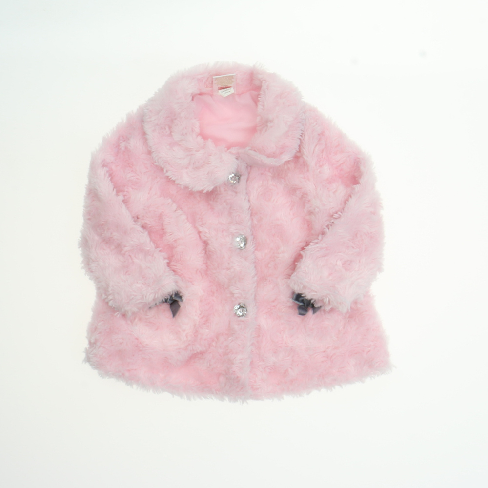 Sandy & Simon Girls Pink Jacket size: 6-9 Months